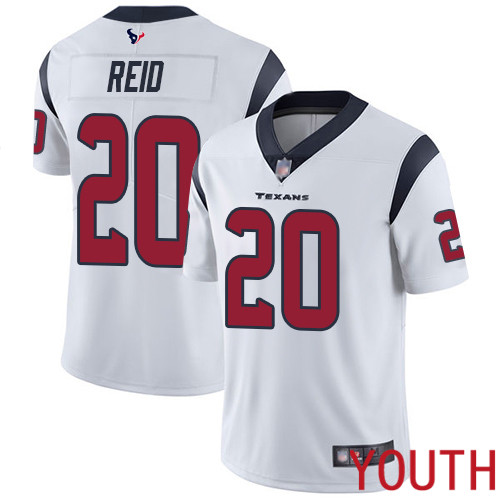 Houston Texans Limited White Youth Justin Reid Road Jersey NFL Football 20 Vapor Untouchable